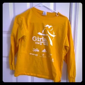 Orange girls on the run long sleeve